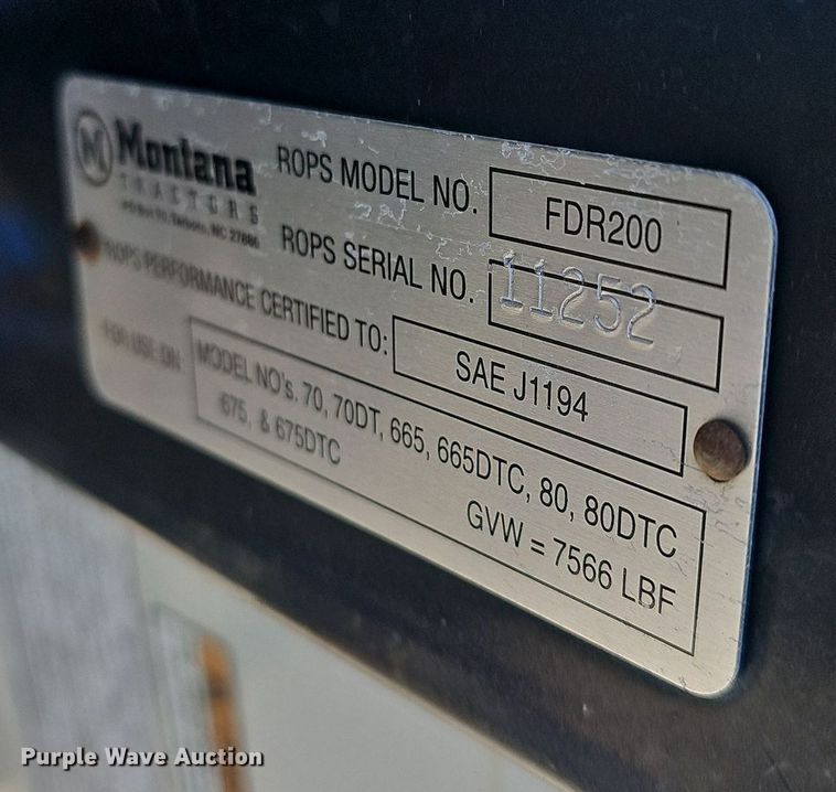 image for item NT9761 Montana 665  tractor