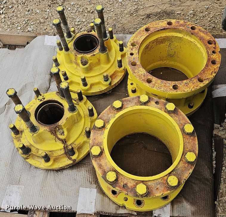 image for item NT9786 (2) 20.8R42 dual tires and wheels