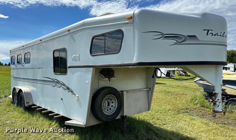 image for item OC9099 2002 Trails West  horse trailer