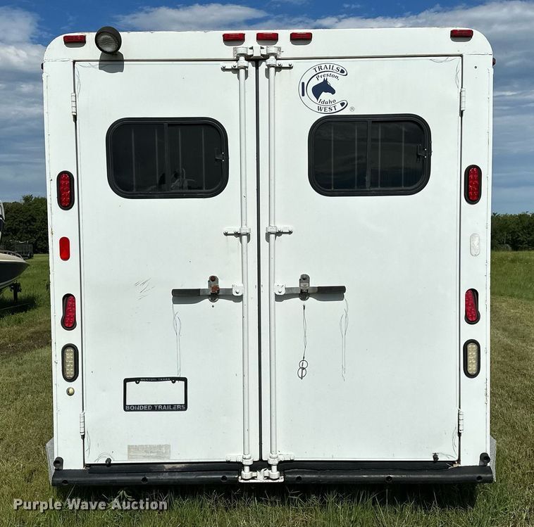 image for item OC9099 2002 Trails West  horse trailer