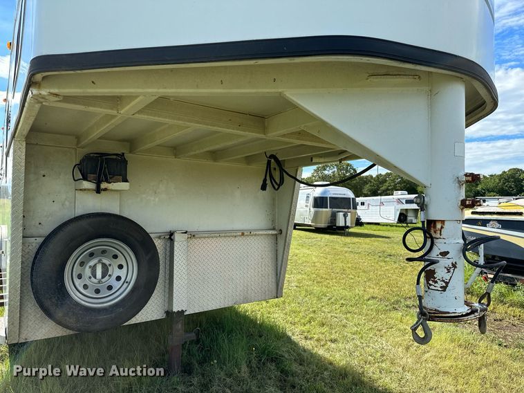 image for item OC9099 2002 Trails West  horse trailer