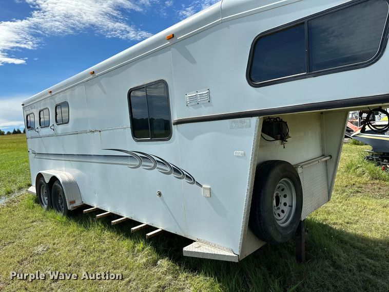 image for item OC9099 2002 Trails West  horse trailer