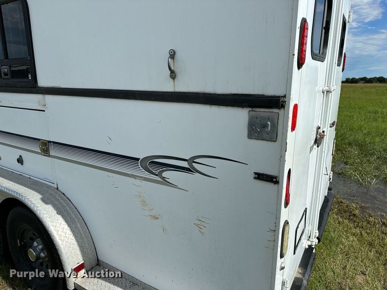 image for item OC9099 2002 Trails West  horse trailer