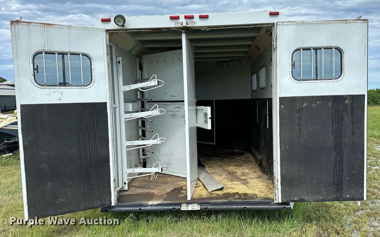 image for item OC9099 2002 Trails West  horse trailer