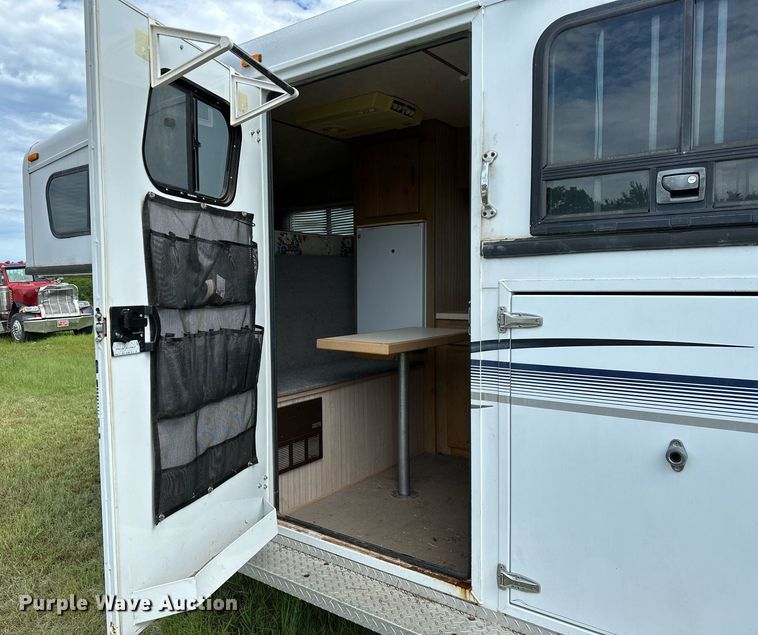 image for item OC9099 2002 Trails West  horse trailer