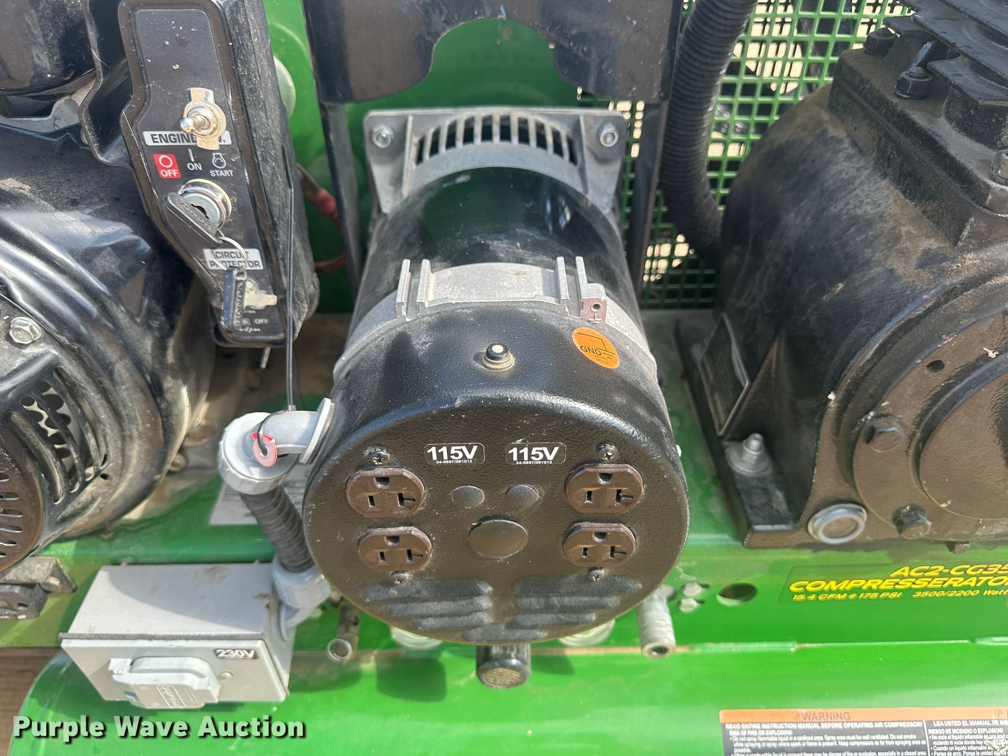 John Deere AC2-CG35H compresserator in Kinsley, KS | Item NM9444 sold ...