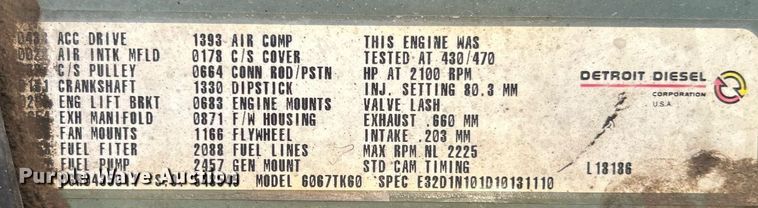 image for item DI7892 1999 Kenworth T800  semi truck