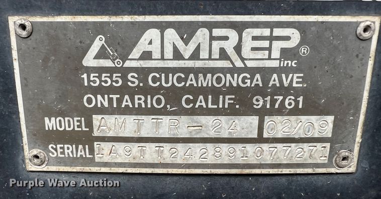 image for item DQ1975 2009 Amrep AMTTP-24  roll-off container trailer