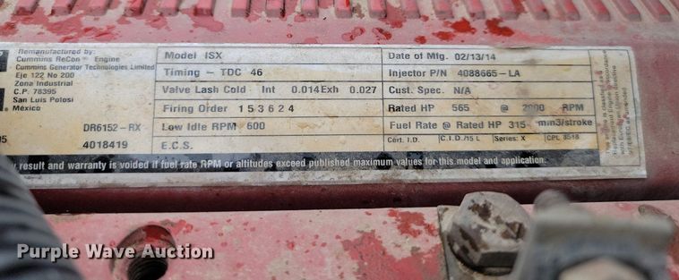 image for item DQ7478 2006 International 9400  semi truck