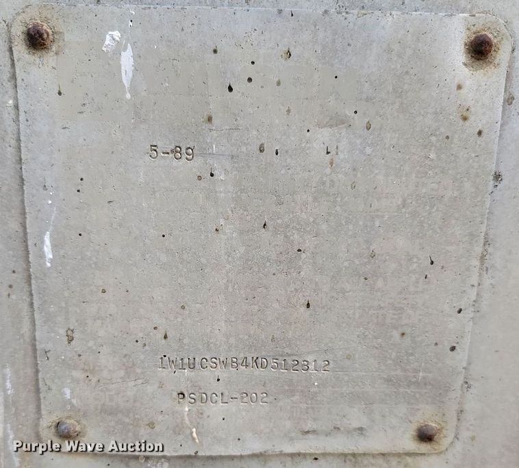 image for item DQ7482 Wilson PSDCL202  livestock trailer