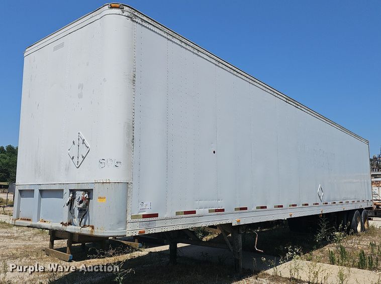 image for item DR3405 1999 Fruehauf  dry van trailer