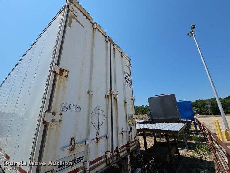 image for item DR3405 1999 Fruehauf  dry van trailer