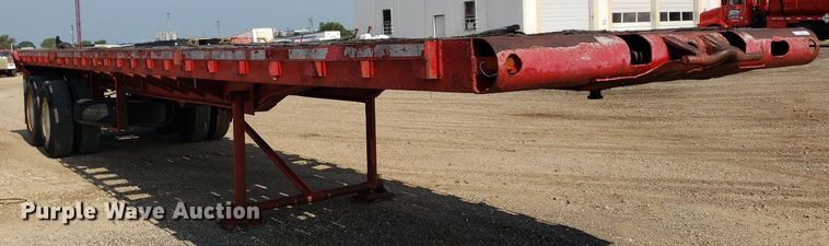 image for item IP9325 1980 Hobbs  oilfield trailer