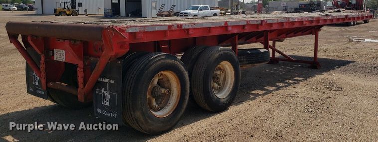 image for item IP9325 1980 Hobbs  oilfield trailer