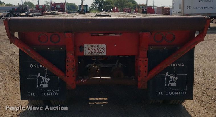 image for item IP9325 1980 Hobbs  oilfield trailer