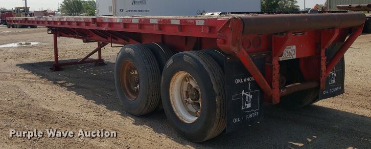 image for item IP9325 1980 Hobbs  oilfield trailer