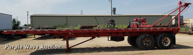 image for item IP9325 1980 Hobbs  oilfield trailer