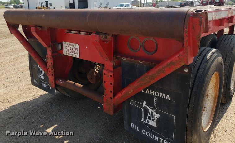 image for item IP9325 1980 Hobbs  oilfield trailer