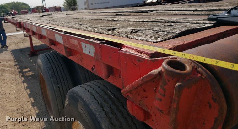 image for item IP9325 1980 Hobbs  oilfield trailer