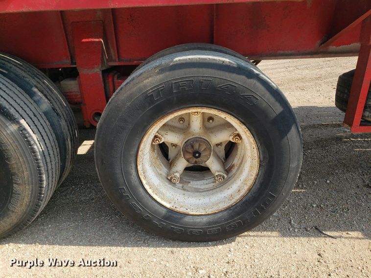 image for item IP9325 1980 Hobbs  oilfield trailer