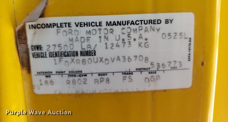 image for item IP9393 1983 Ford 8000  bucket truck