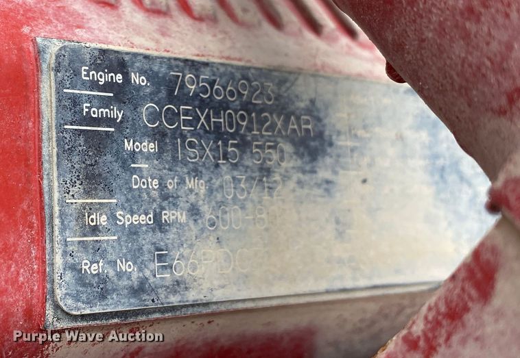 image for item JW9155 2013 Peterbilt 367  flatbed truck