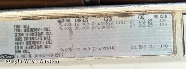 image for item KW9176 1996 Freightliner FLD semi truck