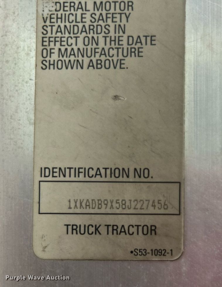 image for item KW9181 2008 Kenworth T660  semi truck