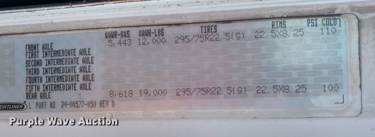 image for item KW9269 2000 Freightliner FLD  semi truck