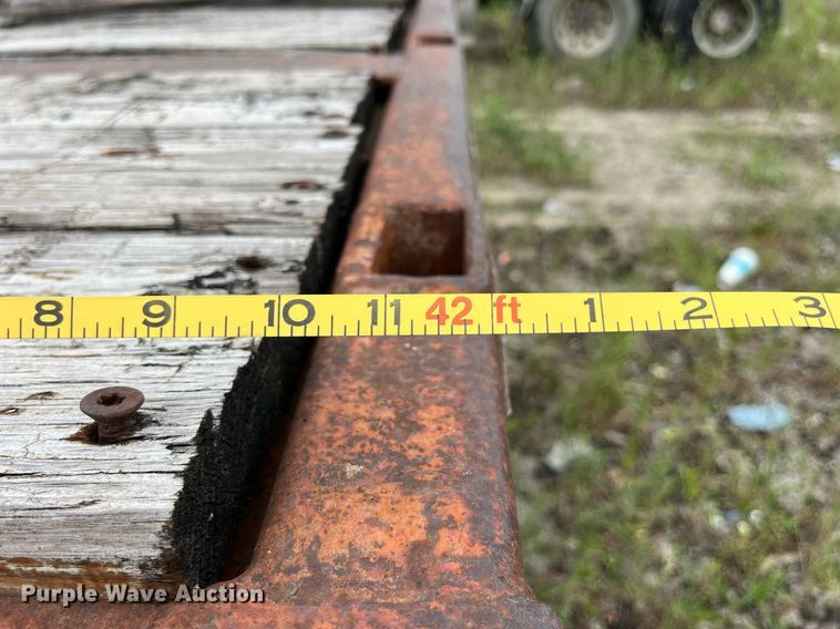 image for item LB9023 1972 Fontaine  flatbed trailer