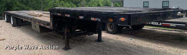image for item LH9748 1990 Great Dane GPDWSAR-248  drop deck equipment trailer