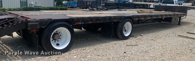 image for item LH9748 1990 Great Dane GPDWSAR-248  drop deck equipment trailer