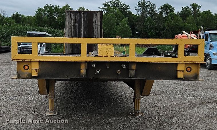 image for item LM9054 1996 Load King  drop deck equipment trailer