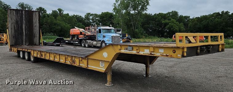 image for item LM9054 1996 Load King  drop deck equipment trailer