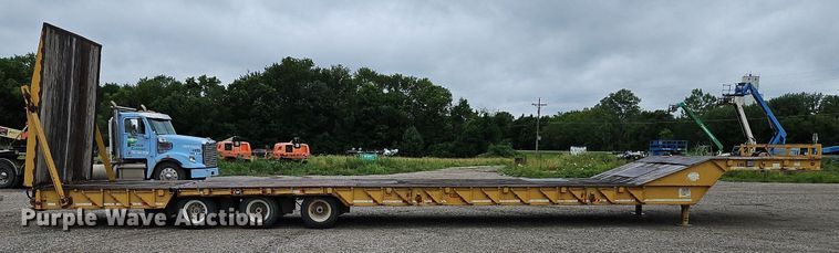 image for item LM9054 1996 Load King  drop deck equipment trailer