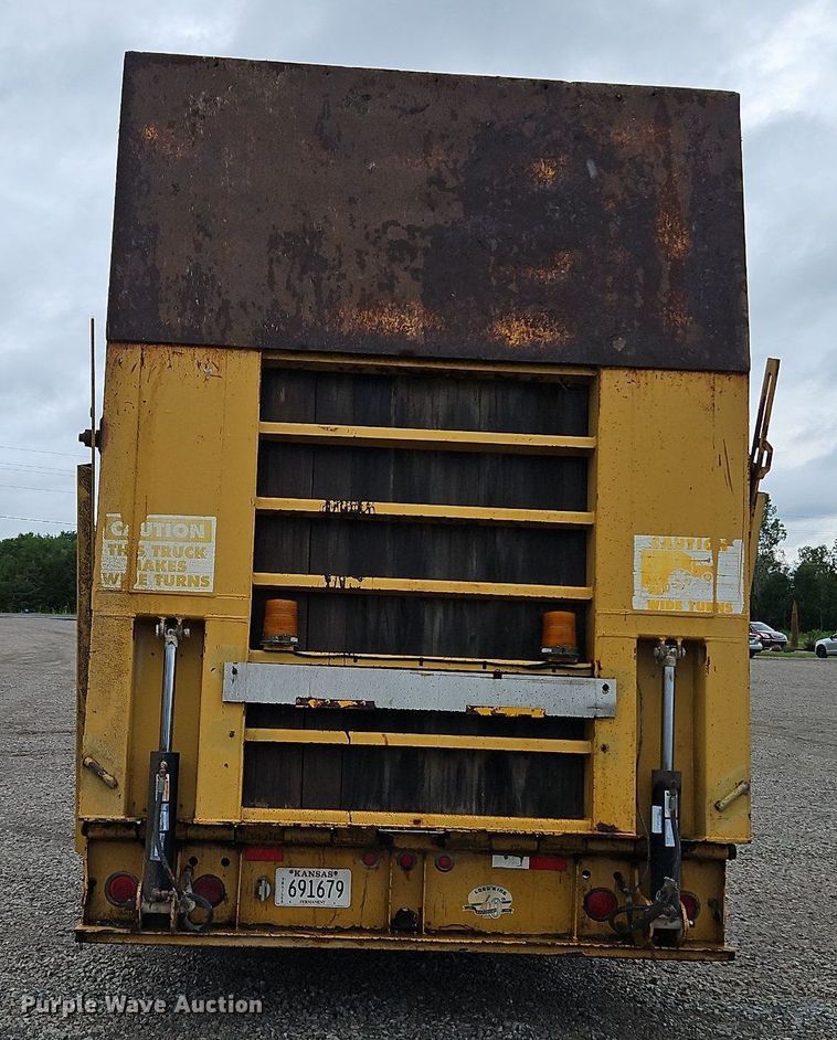 image for item LM9054 1996 Load King  drop deck equipment trailer