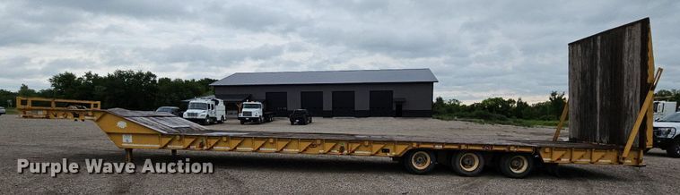 image for item LM9054 1996 Load King  drop deck equipment trailer