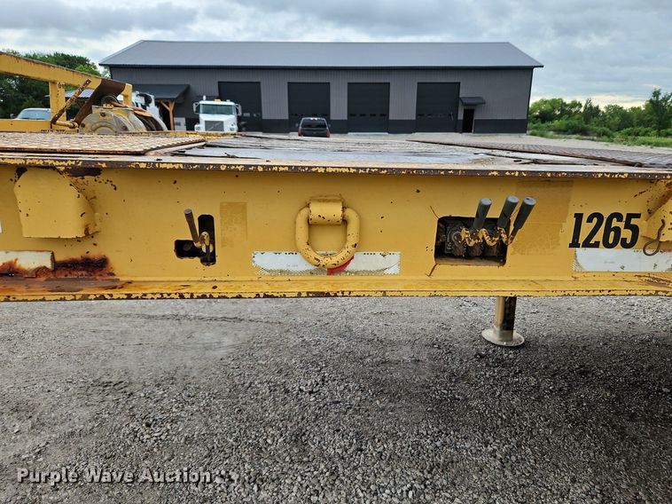 image for item LM9054 1996 Load King  drop deck equipment trailer