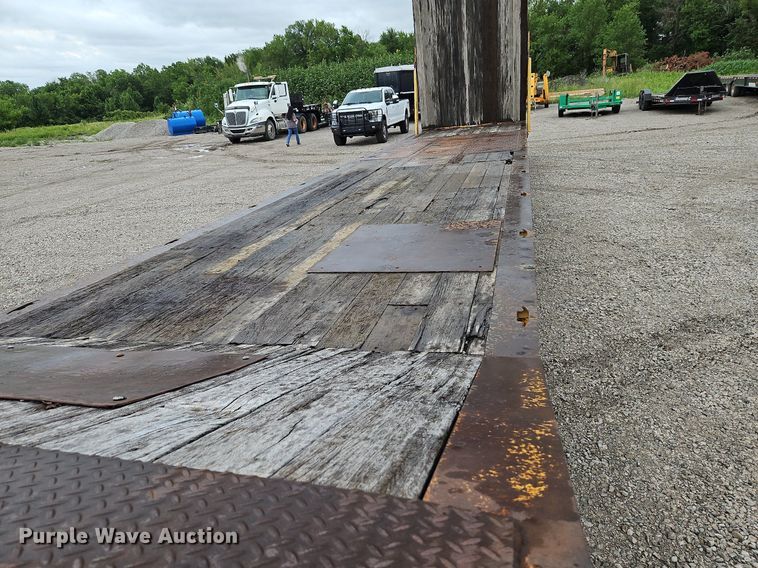 image for item LM9054 1996 Load King  drop deck equipment trailer