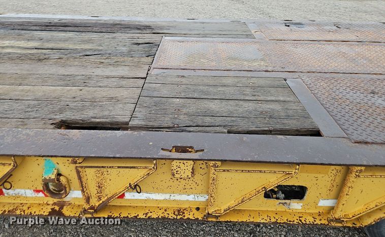 image for item LM9054 1996 Load King  drop deck equipment trailer