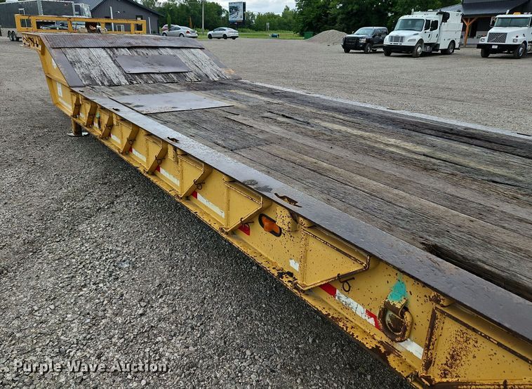 image for item LM9054 1996 Load King  drop deck equipment trailer