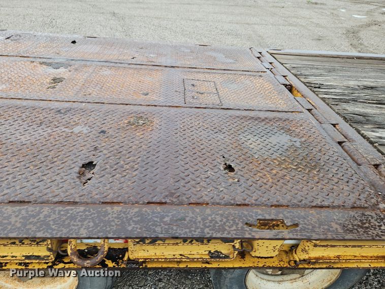 image for item LM9054 1996 Load King  drop deck equipment trailer