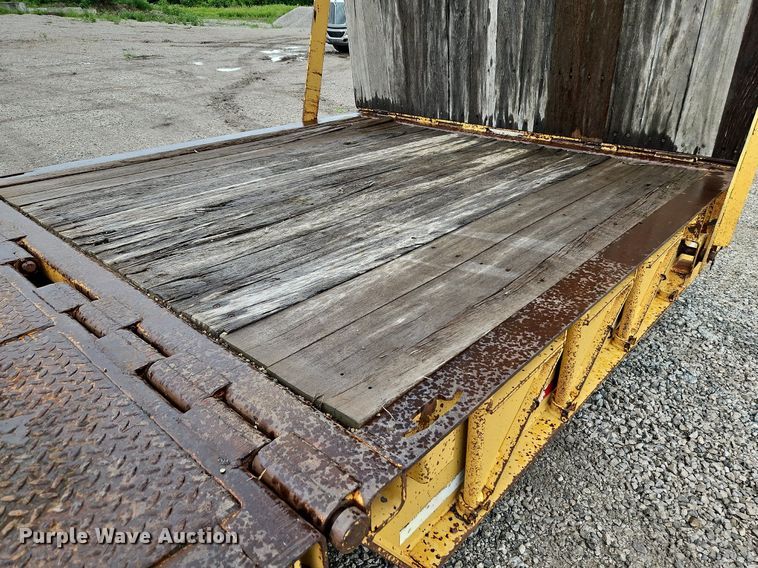 image for item LM9054 1996 Load King  drop deck equipment trailer