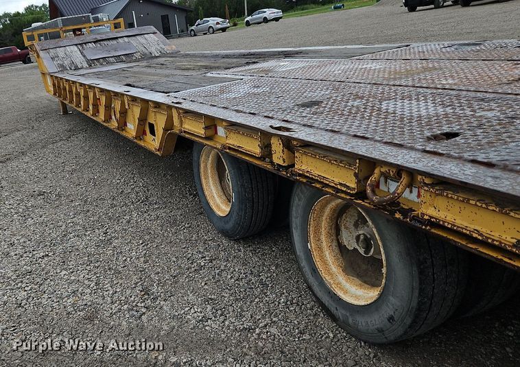 image for item LM9054 1996 Load King  drop deck equipment trailer