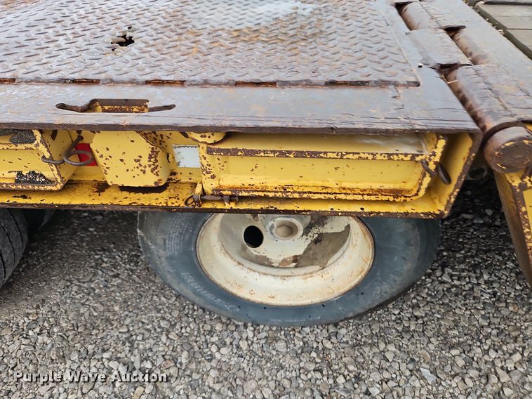image for item LM9054 1996 Load King  drop deck equipment trailer