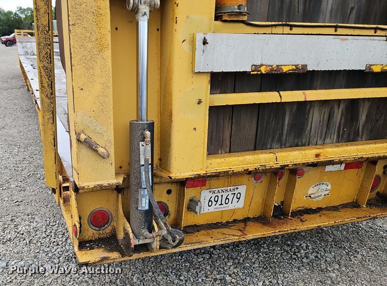 image for item LM9054 1996 Load King  drop deck equipment trailer