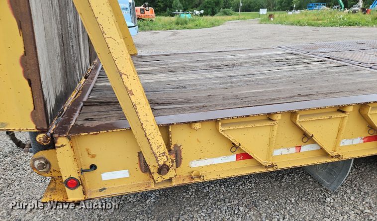 image for item LM9054 1996 Load King  drop deck equipment trailer