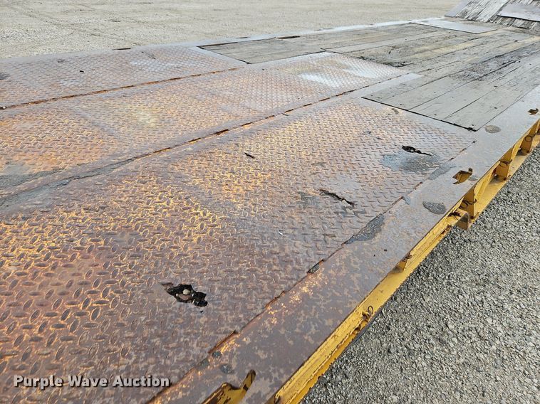 image for item LM9054 1996 Load King  drop deck equipment trailer