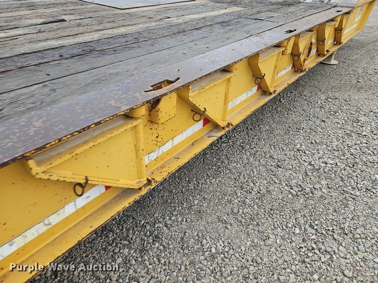 image for item LM9054 1996 Load King  drop deck equipment trailer