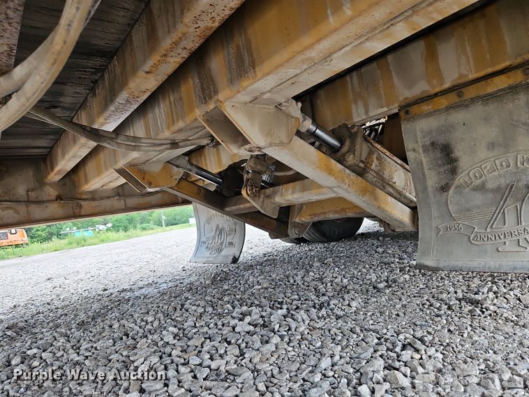 image for item LM9054 1996 Load King  drop deck equipment trailer